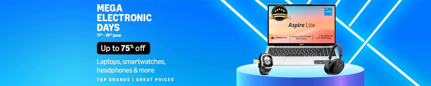 Amazon Mega Electronics Days Sale: Huge Discounts on Top Brands