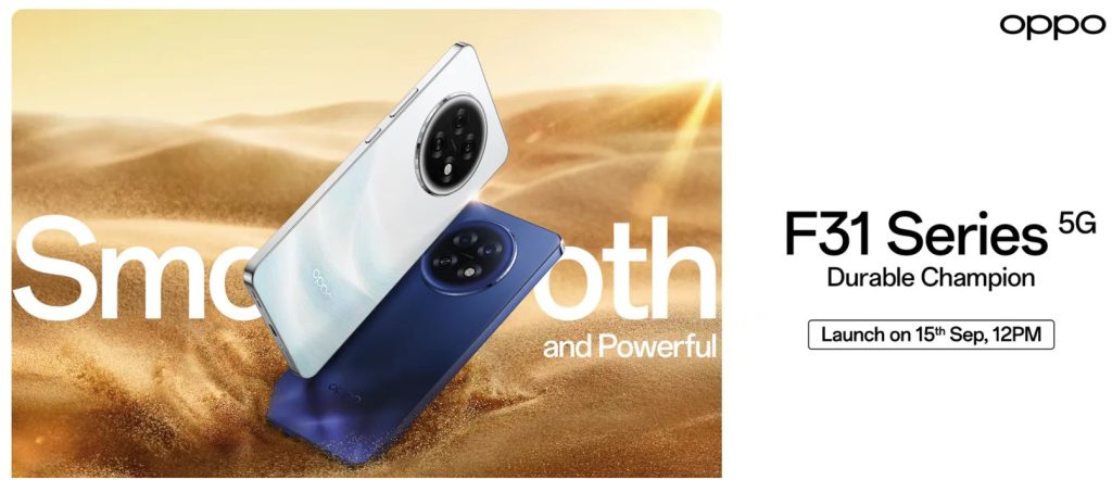 OPPO F31 Series: Specs Revealed Ahead of September 15th India Launch