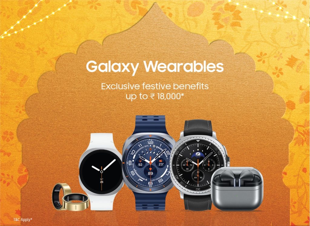 Samsung Festive Sale: Galaxy Wearables Deals up to ₹18,000