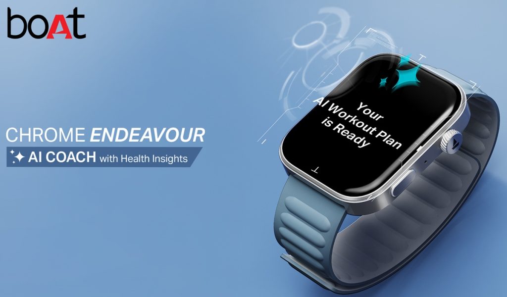 boAt Chrome Endeavour Smartwatch